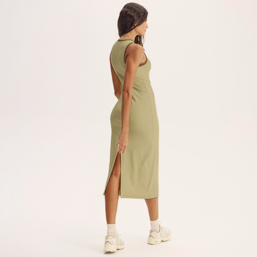 Vestido Midi Rib Matte - Imagem 4 - Mobile