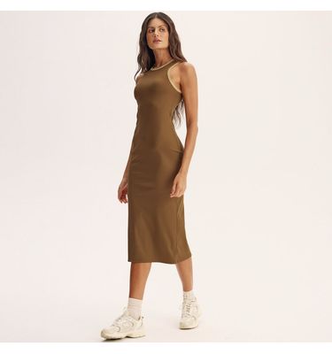 Vestido Midi Rib Matte - Imagem 3 - Mobile