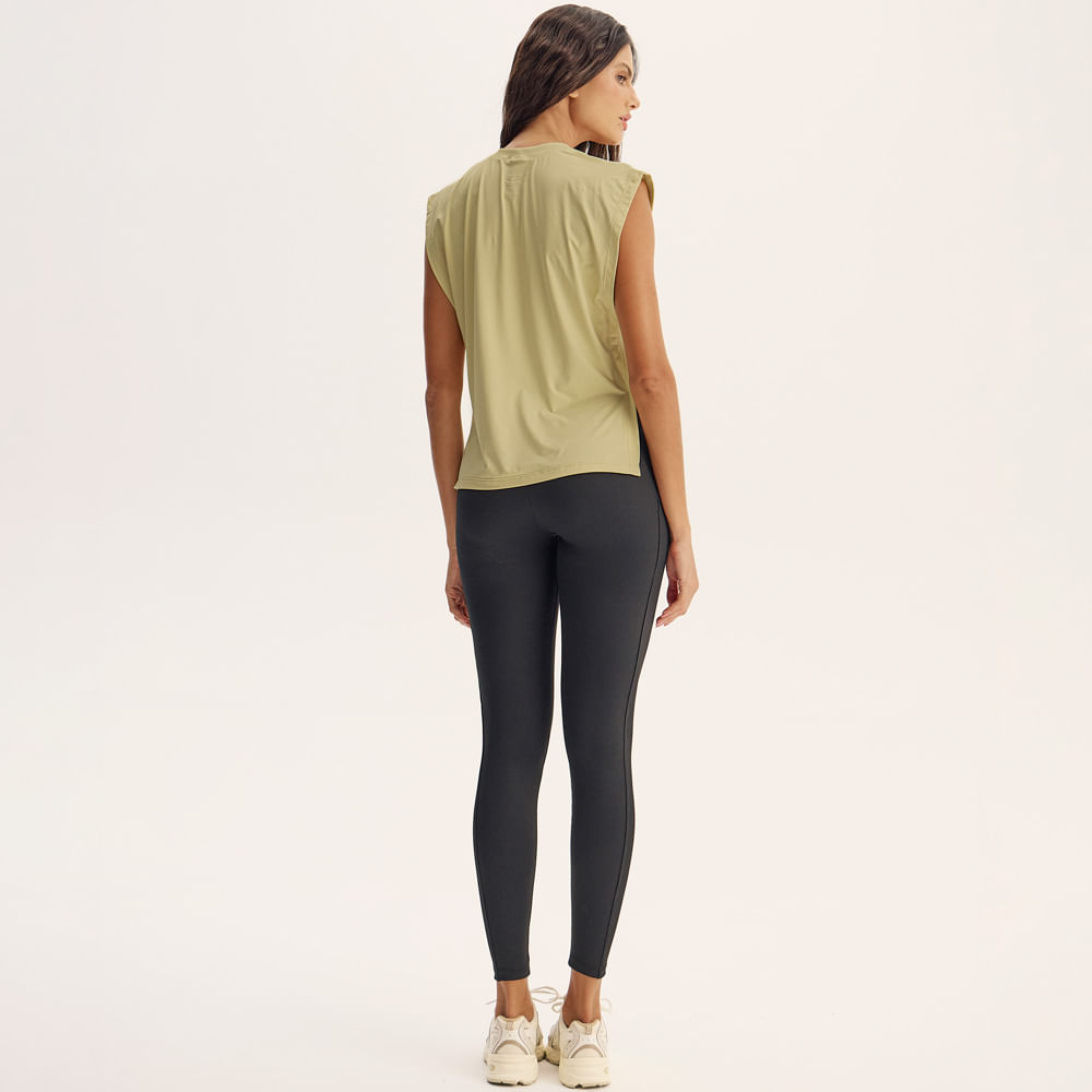 Regata Com Abertura Lateral Rib Matte Vivame - Imagem 4 - Mobile