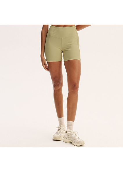 Shorts Médio Rib Matte Vivame Verde - Imagem 1
