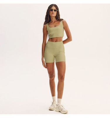 Shorts Médio Rib Matte Vivame - Imagem 3 - Mobile