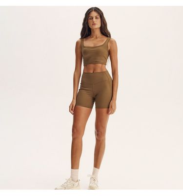 Shorts Médio Rib Matte Vivame - Imagem 3 - Mobile