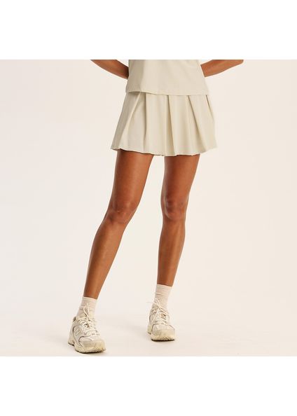 Short Saia Plissado Player Bege - Imagem 1