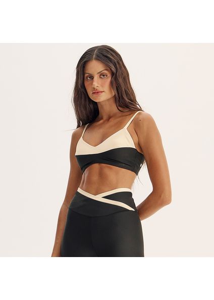 Top V Alcinha Powerline Vivame Preto - Imagem 1