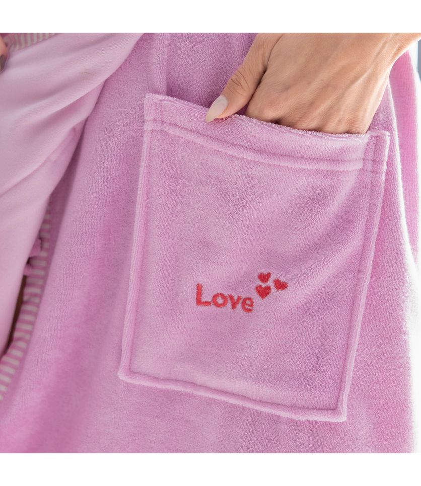 Robe Feminino Em Atoalhado Nina - Imagem 5 - Desktop