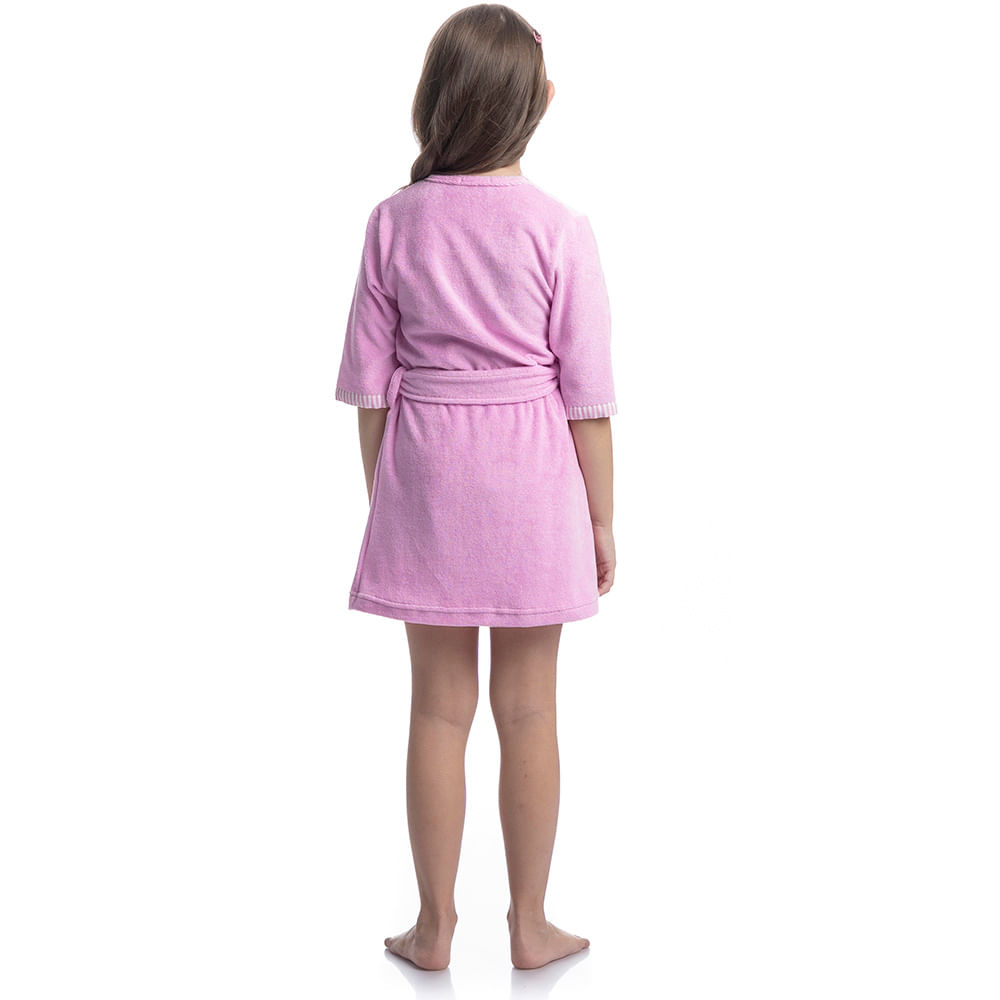 Robe Infantil Em Atoalhado Nina - Imagem 4 - Mobile