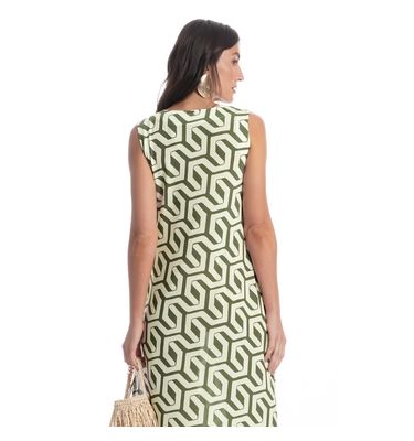 Vestido Com Bolso Verdena - Imagem 2 - Mobile