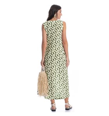Vestido Com Bolso Verdena - Imagem 4 - Mobile