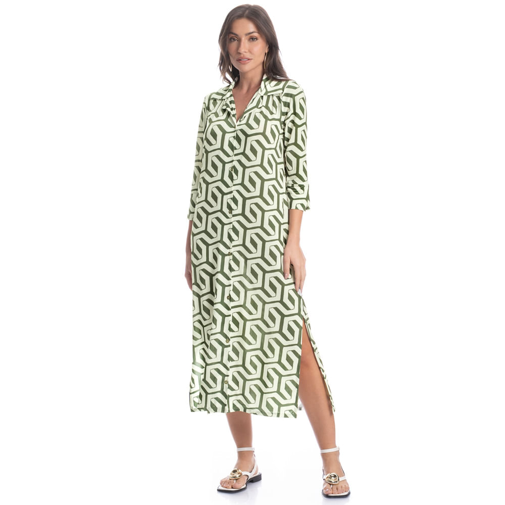 Chemise Midi Manga 7/8 Verdena - Imagem 3 - Mobile