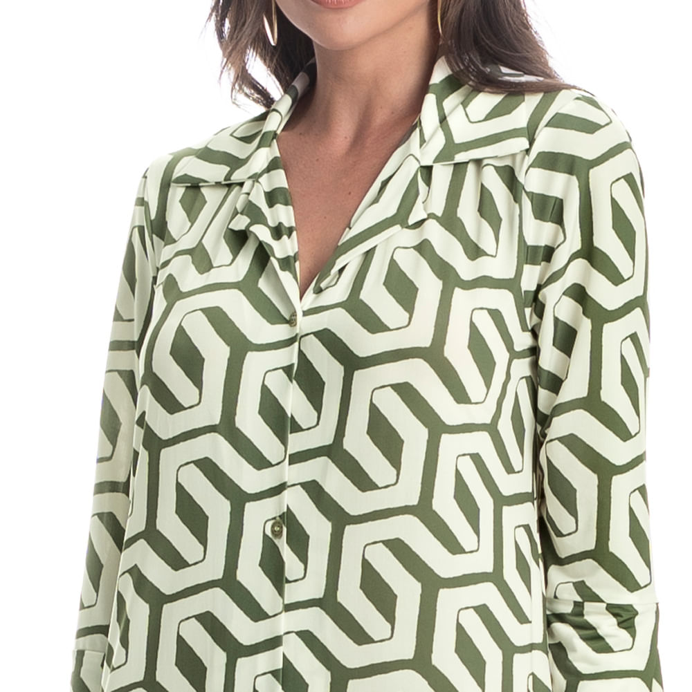 Chemise Midi Manga 7/8 Verdena - Imagem 5 - Mobile