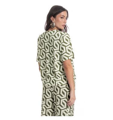 Blusa Ampla Feminina Verdena - Imagem 2 - Mobile