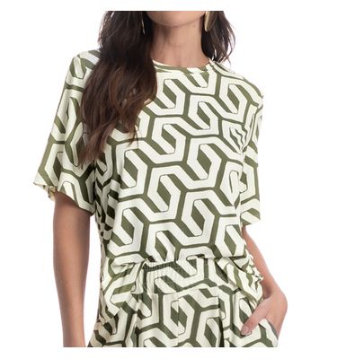 Blusa Ampla Feminina Verdena - Imagem 5 - Mobile