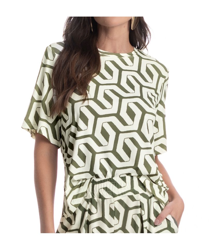 Blusa Ampla Feminina Verdena - Imagem 5 - Desktop