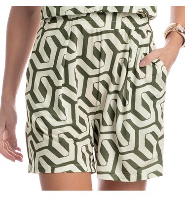 Shorts Com Pregas E Bolso Verdena - Imagem 5 - Mobile