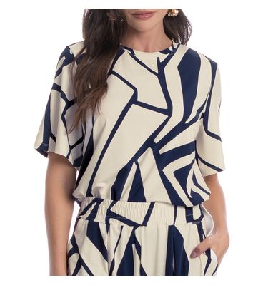 Blusa Ampla Feminina Azzurra - Imagem 5 - Mobile