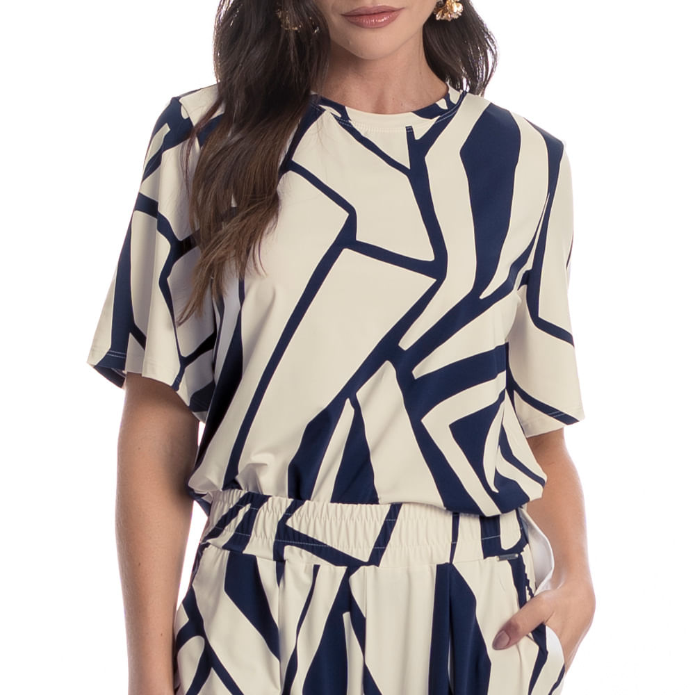 Blusa Ampla Feminina Azzurra - Imagem 5 - Mobile