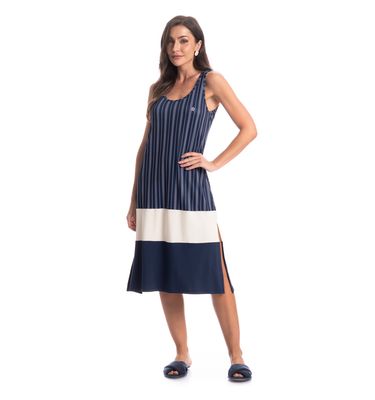 Vestido Midi Regata Stripes - Imagem 3 - Mobile