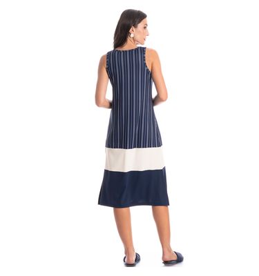 Vestido Midi Regata Stripes - Imagem 4 - Mobile