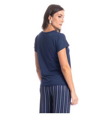 Pijama Feminino Capri Stripes - Imagem 2 - Mobile