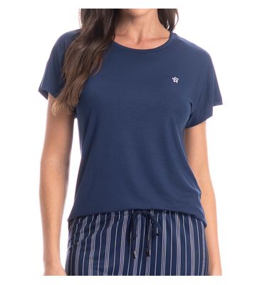 Pijama Feminino Capri Stripes - Imagem 5 - Mobile