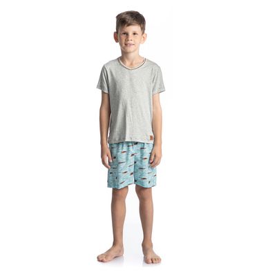 Pijama Infantil Curto Al Mare Tombini - Imagem 3 - Mobile