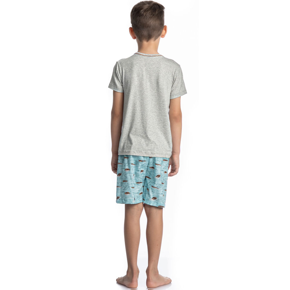 Pijama Infantil Curto Al Mare Tombini - Imagem 4 - Mobile