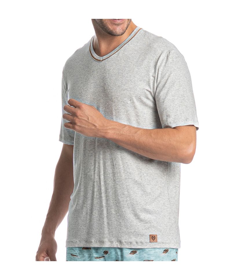 Pijama Masculino Curto Al Mare Tombini - Imagem 5 - Desktop