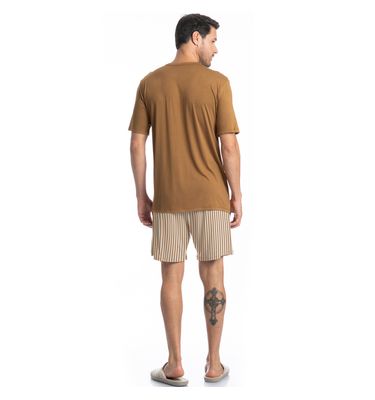 Pijama Masculino Curto Bernardo Tombini - Imagem 4 - Mobile