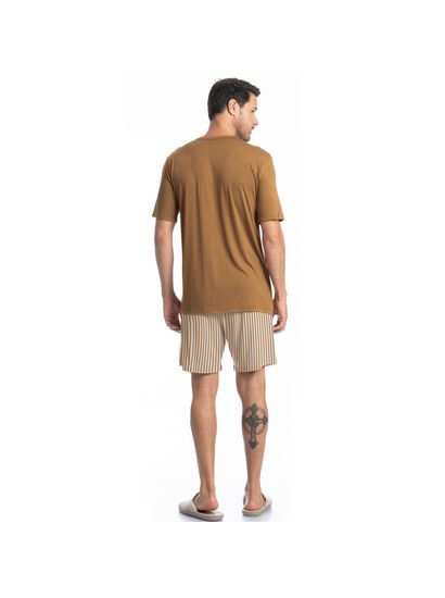 Pijama Masculino Curto Bernardo Tombini - Imagem 4 - Desktop