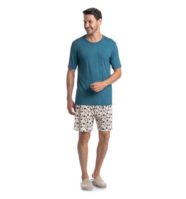 Pijama Masculino Curto Italy Tombini - Imagem 3 - Mobile