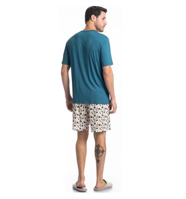 Pijama Masculino Curto Italy Tombini - Imagem 4 - Mobile