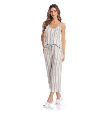 Pijama Feminino Capri Com Bolso Melissa - Imagem 3 - Mobile