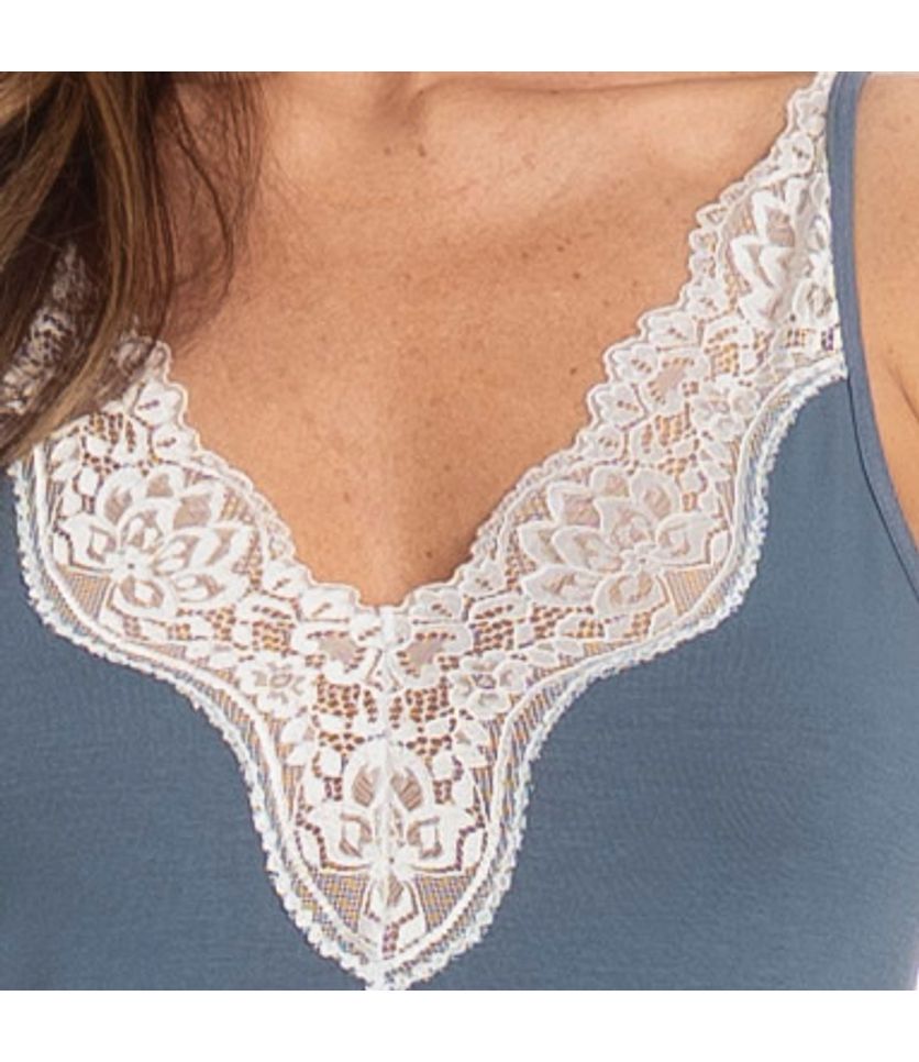 Camisola Com Renda Marisa - Imagem 5 - Desktop