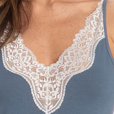 Camisola Com Renda Marisa - Imagem 5 - Mobile