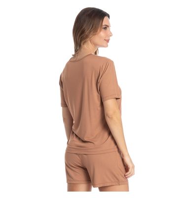 Pijama Curto Com Renda Marisa - Imagem 2 - Mobile