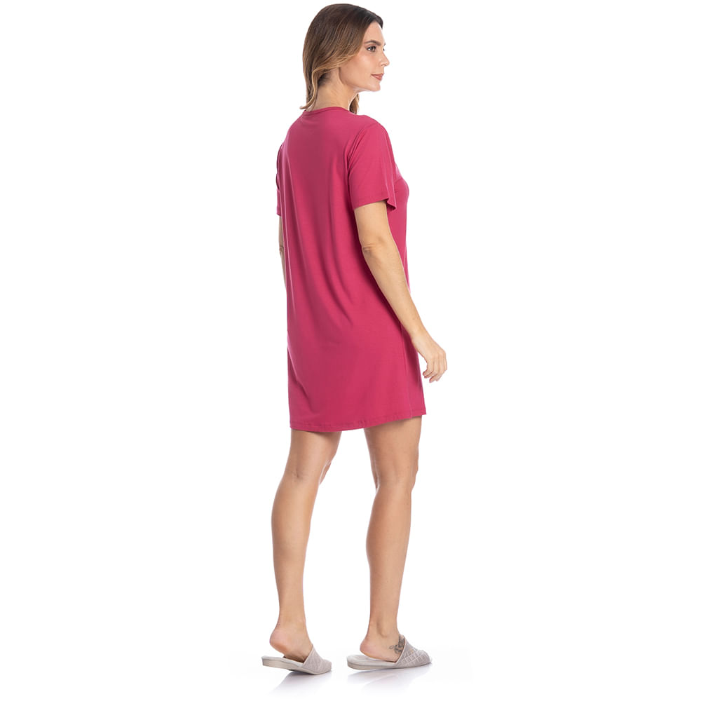 Camisão Curto Com Renda Marisa - Imagem 4 - Mobile