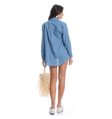 Camisa Feminina Elis Barroco - Imagem 4 - Mobile