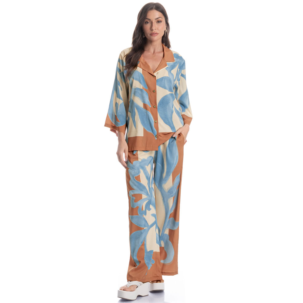 Camisa Feminina Barroco - Imagem 3 - Mobile