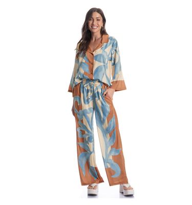 Calça Feminina Com Bolso Barroco - Imagem 3 - Mobile