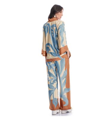 Calça Feminina Com Bolso Barroco - Imagem 4 - Mobile