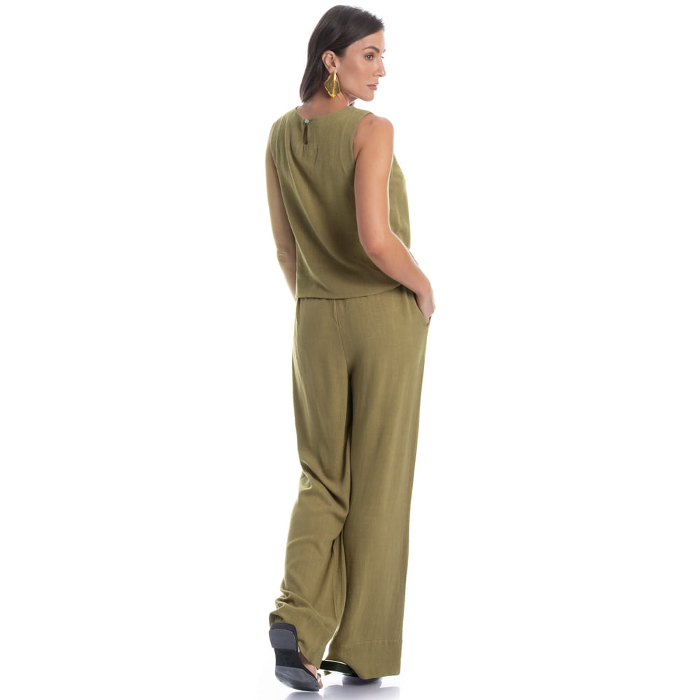 Calça Ampla Com Bolso Belize - Imagem 4 - Mobile