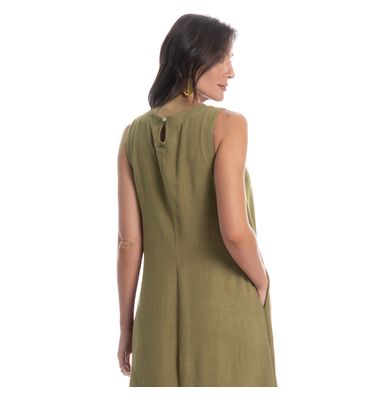 Vestido Regata Com Bolso Belize - Imagem 2 - Mobile