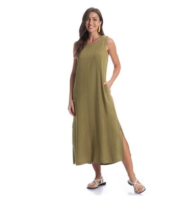 Vestido Regata Com Bolso Belize - Imagem 3 - Mobile