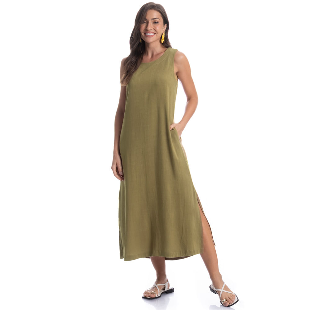 Vestido Regata Com Bolso Belize - Imagem 3 - Mobile