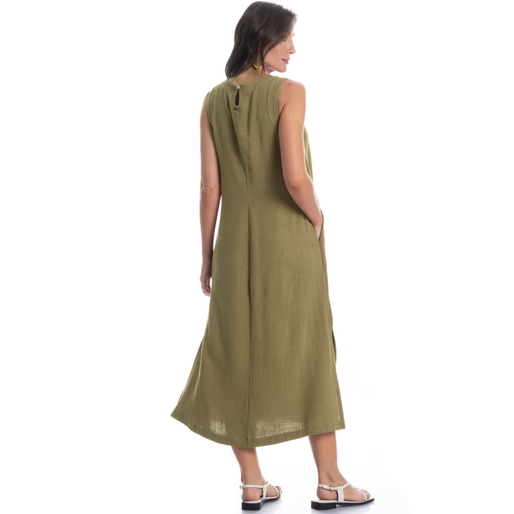 Vestido Regata Com Bolso Belize - Imagem 4 - Mobile
