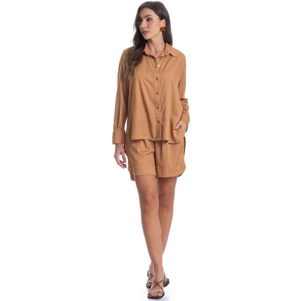 Shorts Com Bolso Linno - Imagem 3 - Mobile