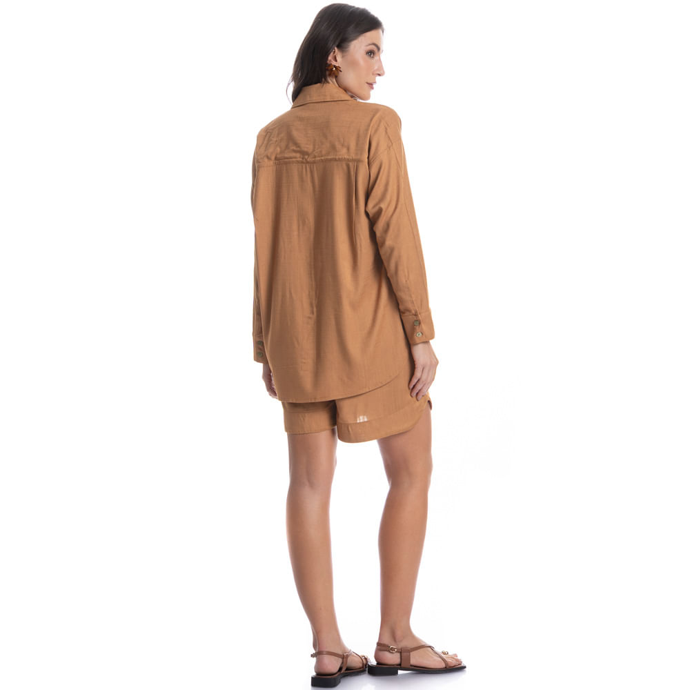 Shorts Com Bolso Linno - Imagem 4 - Mobile