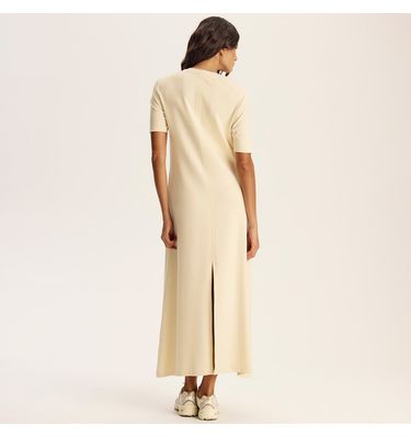 Vestido Com Manga Canelada Neotech Kayla - Imagem 4 - Mobile