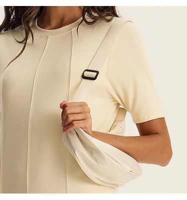 Vestido Com Manga Canelada Neotech Kayla - Imagem 5 - Mobile