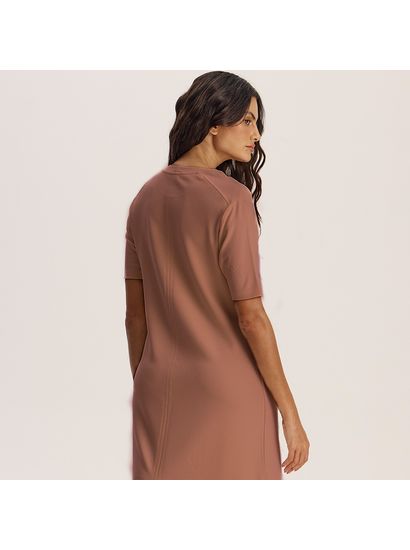 Vestido Com Manga Canelada Neotech Kayla - Imagem 2 - Desktop